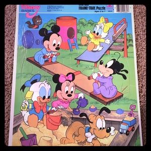 GUC: Vintage Disney Babies Puzzle. 1984. Golden.